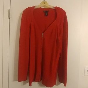 Long sleeve v neck sweater